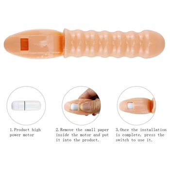 Pirštų Vibratoriai Sekso Žaislas, Skirtas Moters Klitorio Stimuliacija Teptuku Piršto Mova Vibruojantis Dildo G Spot Massager Suaugusiųjų Sekso Parduotuvė