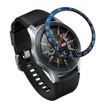 Plieno Samsung Galaxy Žiūrėti 42MM/46MM/Įrankių S3 Pasienio Bezel Žiedas Lipni Anti Nulio Metalo Padengti Smart Watch Priedai