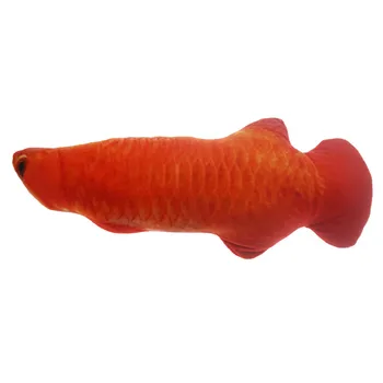 Pliušinis Kūrybos 3D Karpis Žuvies Formos, Kačių Žaislas Dovana Mielas Modeliavimas Žvejoti, Žaisti Žaislas Augintiniui Dovanos Katžolių Žuvis, Įdaryti Pagalvės Lėlės