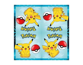 Pokemon Pikachu Berniukas gimtadienio reikmenys Vienkartiniai indai, staltiesės Popieriaus taurės plokštė balionas vaikui Maudytis Apdailos rinkinys