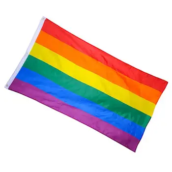 Poliesteris Vaivorykštės Vėliava Didelis LGBT Pride Vėliavos, Lauko Reklama (60*90cm)