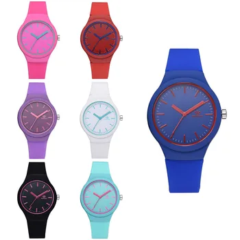 Ponios Kieto Modelio Laikrodis Laikrodis Silikono Dirželis Mados Moterų Laikrodžiai Atsitiktinis