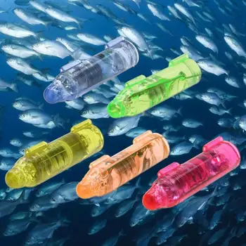 Povandeninis Mini Žuvų Atrakcija Indikatorius Suvilioti LED Mirksi Žvejybos Šviesos Masalas Vilioja Mėlyna Žalia Geltona Oranžinė Raudona 5 Spalvų