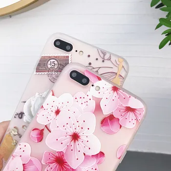 Prabanga 3D Gėlės Telefono dėklas 