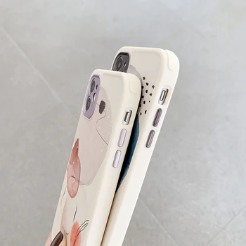 Prabanga Akvarelė Minkštas Telefono dėklas skirtas iPhone 12 mini Pro 11 Max X XR XS Max 7 8 Plus SE 2 