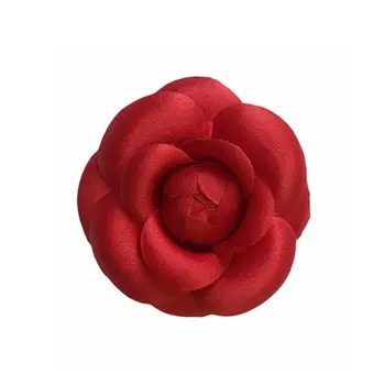 Prabangos Prekės Camellia Šilko Audinys Gėlių Pin Sagės Rankų Darbo Gėlė, Balta Gėlė, Rožė Sagė Pin