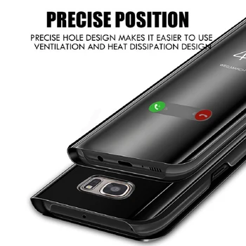 Prabangus Veidrodis, Flip Case for iphone XS MAX XR X 10 7 Plius 8 6 6s 5 5s SE Telefono Dangtelį Piniginės Knygos Stovo Laikiklį Stiliaus Shell 