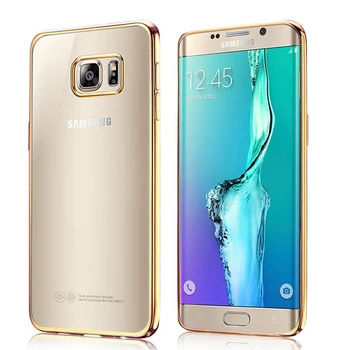 Prabangūs Ultra plonas TPU Telefono dėklas Samsung Galaxy A3 A5 A7 J1 j3 skyrius J5 J7 2016 2017 S5 S6 S7 Krašto S8 S9 Plus Grand Premjero Dangtis