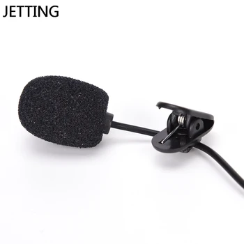 Praktinį Mini 3,5 mm Jack Plug Mikrofonas Lavalier prisegamas Mikrofonas Mic Kalbėti Kalbos Paskaitas 1,5 m