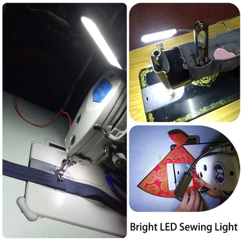Pramoninės Apšvietimo Siuvimo Mašina LED Žibintai, Daugiafunkcinis Lankstus Darbo Lempa Magnetinio Siuvimo šviesos Gręžimo Paspauskite Staklės