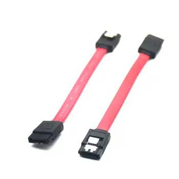 Prekes karštos pardavimo 10cm 7Pin 7P SATA Serial ATA Trumpas DUOMENŲ Kabelis HDD SSD Laido linija 7pin sata trumpas kabelis 0.1 m
