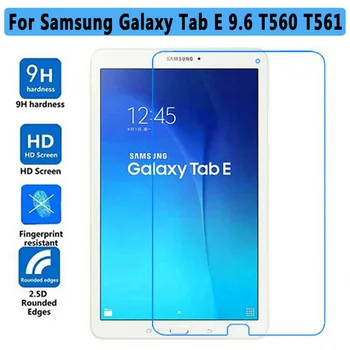Premium Grūdintas Stiklas Screen Protector For Samsung Galaxy Tab E 9.6 colių SM-T560 SM-T561 Tablet Saugos Apsauginės Stiklo Plėvelės