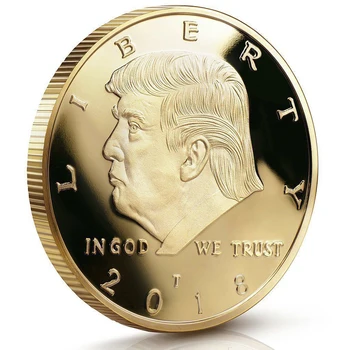 Prezidentas Progines Monetas, Monetų Bitcoin Surinkimo Dovana Tiek Monetos Majų Pranašystė Aukso Spalvos Proginė Moneta