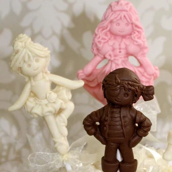 Princesė Cukraus Mygtukai Formos Minkštas Pyragai Dekoro Įrankių Silikono Formų Sugarcraft Šokoladas, Kepimo Įrankiai Pyragai Gumpaste Forma