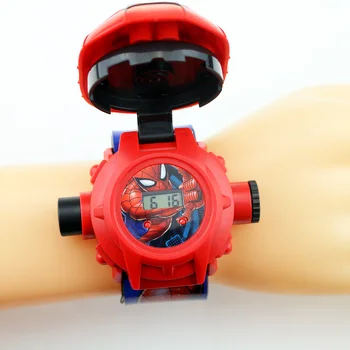 Princesė Merginos Laikrodžiai Vaikai 3D Projekcija Animacinių filmų Modelis Super Herojus Vaikams Žiūrėti Berniukai Skaitmeninis Laikrodis Dropshipping
