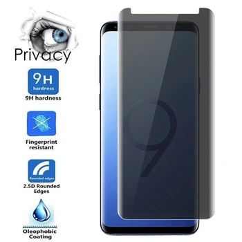 Privatumo Anti Spy Screen Protector for Samsung Note 10 Pro 8 9 S10 Plius Apsauginis Stiklas Samsung Galaxy S8 S9 Plus S10 S10E
