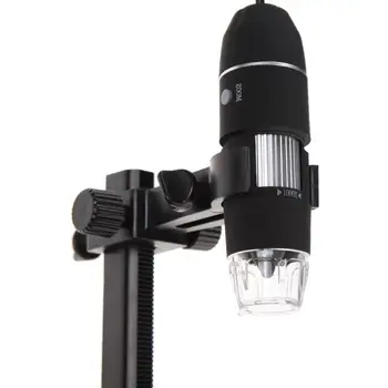 Profesinės USB Skaitmeninis Mikroskopas 1000X 800X 8 LED 2MP Elektroninių Mikroskopų Endoskopą Zoom Fotoaparatas didinamasis stiklas+ Liftas Stovas naujas