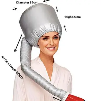 Profesionalus Minkštų Plaukų Džiovinimo Bžūp Nešiojamų variklio Dangčio Hood Hat Moterų Džiovintuvas Namų kirpykla Tiekimo Reguliuojamas Priedų