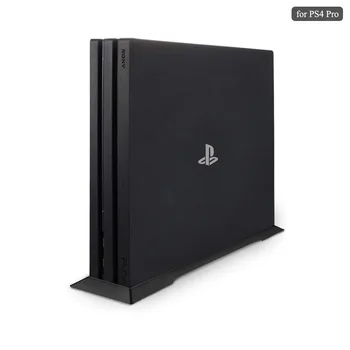 PS4 Pro Vertikalus Stovas Playstation 4 Pro su įmontuotu Aušinimo Angos ir neslidus Kojų Stabilaus Pagrindo Tvirtinimą