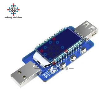 QC2.0 QC3.0 4V-28V Elektros Sukčiai Galia Sukelti LCD Skaitmeninis USB Detektorius Testeris Įtampa Srovės Matuoklis Testeris Voltmeter Ammeter
