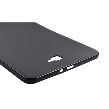 QIJUN Tab 10.1 Silikono Smart Tablet galinis Dangtelis Skirtas Samsung Galaxy Tab A6 10.1 colių 2016 SM-T580 T585 atsparus smūgiams Bamperis Atveju