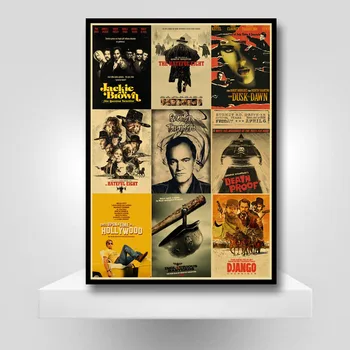 Quentin Tarantino Serijos Filmą Retro Plakatai Skaitalas/Reservoir Dogs Plakatas Spaudinių Paveiksl Namų Baras, Kavinė Sienų Dekoras