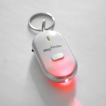 Raktų Ieškiklis Anti-Lost Smart Raktas Su LED Žibintuvėlis Švilpukas Key Finder Mirksi Pypsėjimu Klavišus Tracker Locator Vaikams Priedai