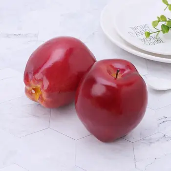 Realus Gyvas Dirbtinių Vaisių Red Delicious Virtuvės Netikrą Ekranas Maisto Dekoratyvinis Amatų