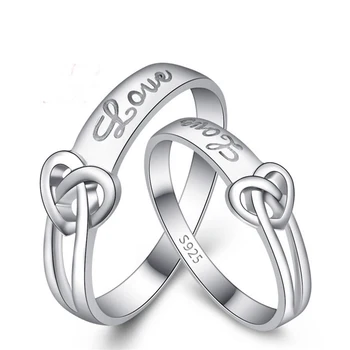 Reguliuojamas Kristalų Pora Žiedų Rinkinys Moterims Skiedra Žiedas Už Poros Vestuvinių Žiedų Rinkinys Vyrams, Moterims Žada Vestuvinis Žiedas
