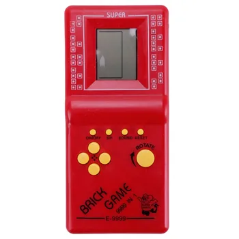 Retro Klasika Vaikystės Tetris Kišeniniais Žaidimų Žaidėjai LCD Elektroninių Žaidimų, Žaislų, Žaidimų Konsolės Mįslę Švietimo Žaislai