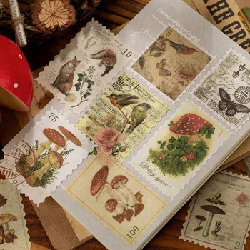 Retro Laikas Post Office Serijos Dekoratyviniai Lipdukai Scrapbooking Klijuoti Etiketės Dienoraštis Raštinės reikmenys Albumas 