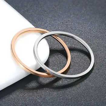 Retro Nerūdijančio Plieno Žiedai, Moterų, Vyrų Titano Žiedas Korėjos Stiliaus Pažintys Pora Žiedus Jewellry Paprasta Bižuterijos R826