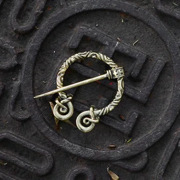 Retro Viking Sagė Surinkimo Posūkiais Rišti Šeivikaulio Apsiaustu Pin Penannular Apsiaustu Pin Skara Pin Vikingų Stiliaus Smeigtukai Kolekcija