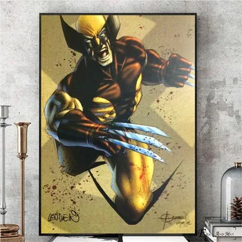 Retro Xmen Wolverine Komiksų Plakatų Ir Grafikos Paveikslai Tapyba Sienos Nuotraukas Kambarį Derliaus Plakatas Dekoratyvinis Namų Dekoro