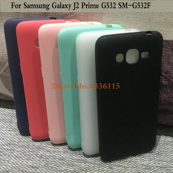 Ricestate Samsung J2Prime G532 SM-G532F padengti Silikono TPU case for Samsung Galaxy J2 premjero Ultra plonas Vientisų spalvų shell
