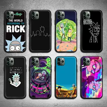 Ricks Anime Mortys juokinga, Telefono dėklas Skirtas iphone 12 11 Pro Max Mini XS Max 8 7 6 6S Plus X 5S SE 2020 XR dangtis