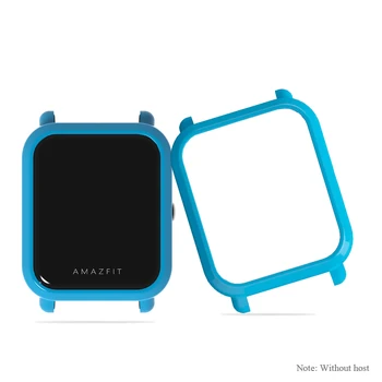 Riešo Dirželis Amazfit Pvp Plastiko PC Korpuso Apsaugos Atveju Padengti Xiaomi Huami Amazfit Pvp BITŲ TEMPAS Lite Smart Žiūrėti 20mm