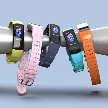 Riešo Dirželis Huawei Honor Band 4 Dirželis Garbės Juosta 5 Apyrankę už Garbę 5 Silikono Watchband Smart Apyrankė Priedai