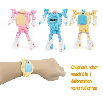 Robotas Transformacijos Laikrodis Žaislas Kūrybos Elektroninių Deformuoti Robotas Žiūrėti Berniukas Vaikams Deformuojasi Robotai Sporto Žiūrėti Žaislas