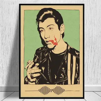 Roko grupė Arctic Monkeys Kraftpopieris Plakatas Sienos Juostoje Namuose Plakatai Namų Dekoro
