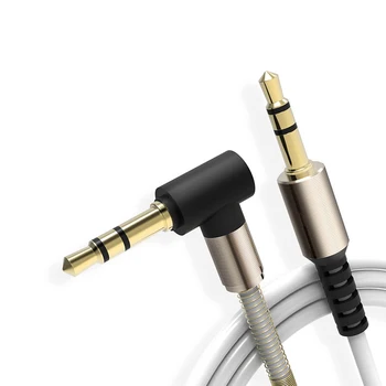 Rovtop 3.5 MM Audio Cable Male-Male AUX Laidas Ausinės Beats Ausines arba Garsiakalbį Automobilio Stereo AUX Laidas Pavasario Audio Kabelis Z2