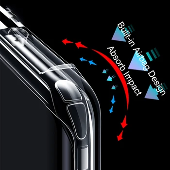 Rubisafe, stiklo + oro pagalvė atveju redmi 9c NFC redmi9 csoft aišku, anti-shock apima xiomi redmi9c padengti redmi-9 telefoną atvejais redmi 9 byloje