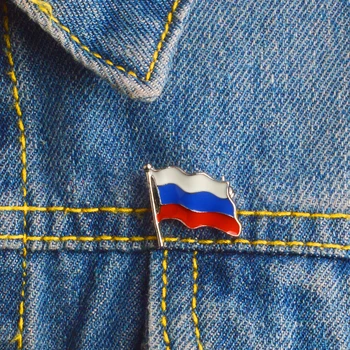 Rusija Nacionalinės Vėliavos Metalo Atvartas Ženklelis Pin Kūrybos Dovanos