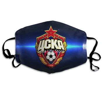 Rusijoje Maskvos CSKA Futbolo Klubas, Veido Kaukės Mados Medžiaga Kaukė Vaikams, Vyrams, Moterims, Dulkių, Vėjo Burnos Kaukę, Daugkartinio naudojimo Plaunamas