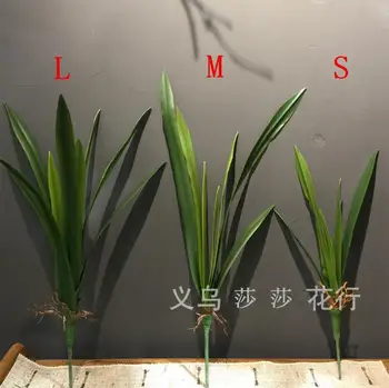S M L Nekilnojamojo Touch Gladiolus Cymbidium Hyridus Orchidėjų Lapų Whelan Gėlių Meno Medžiagos Aukštos Klasės Silicio Jaustis