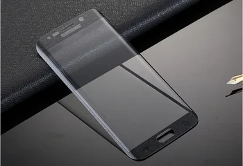 S6 krašto Pilnas Lenktas 3D Grūdintas Stiklas Screen Protector Apsauginės Plėvelės Pelicula de vidro Samsung Galaxy S6edge Plius S7 krašto