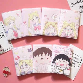 Sailor Moon Animacinių Filmų Kelionės Paso Turėtojas Dokumentus Kortelės Įlaipinimo Paso Viršelio Bilietų Katalogą Odos Paso Apsauga, Krepšys