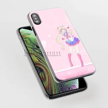 Sailor Moon Anime Atveju iPhone 11 12 Pro Max 12 Mini Pro 11 7 8 X XR SE XS MAX 7+ 8+ 6 6s Plius Sunku Telefono Dangtelį