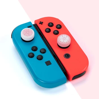 Sakura Silikono Nykščio Spaustuvai, Skirti Nintendo Jungiklis JoyCon Valdytojas Atveju Kreiptuką Padengti Rokeris Bžūp Nintendo Jungiklis Priedai