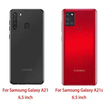 Samsung Galaxy A21S Atveju 21S Bamperis Mados Marmuro Aišku, Silikoninis Telefono Dangtelį Samsung A21S A217F A21 21 S 6.5